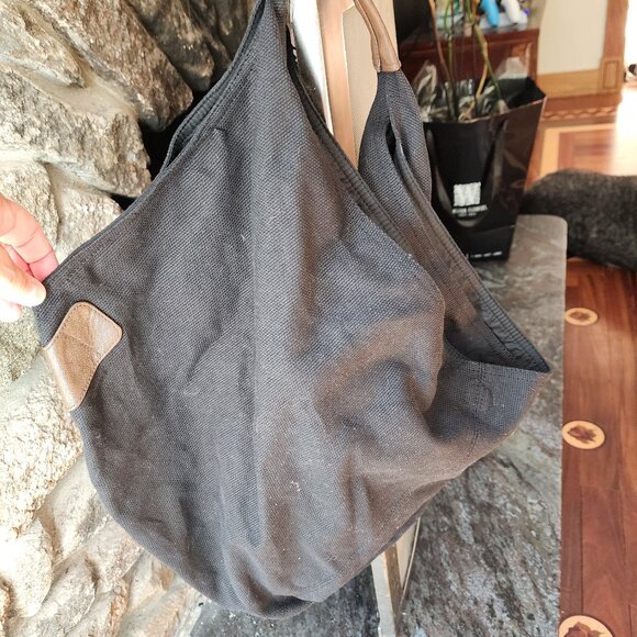 NWT Old Navy Black Textile Hobo Bag - Picture 11 of 16